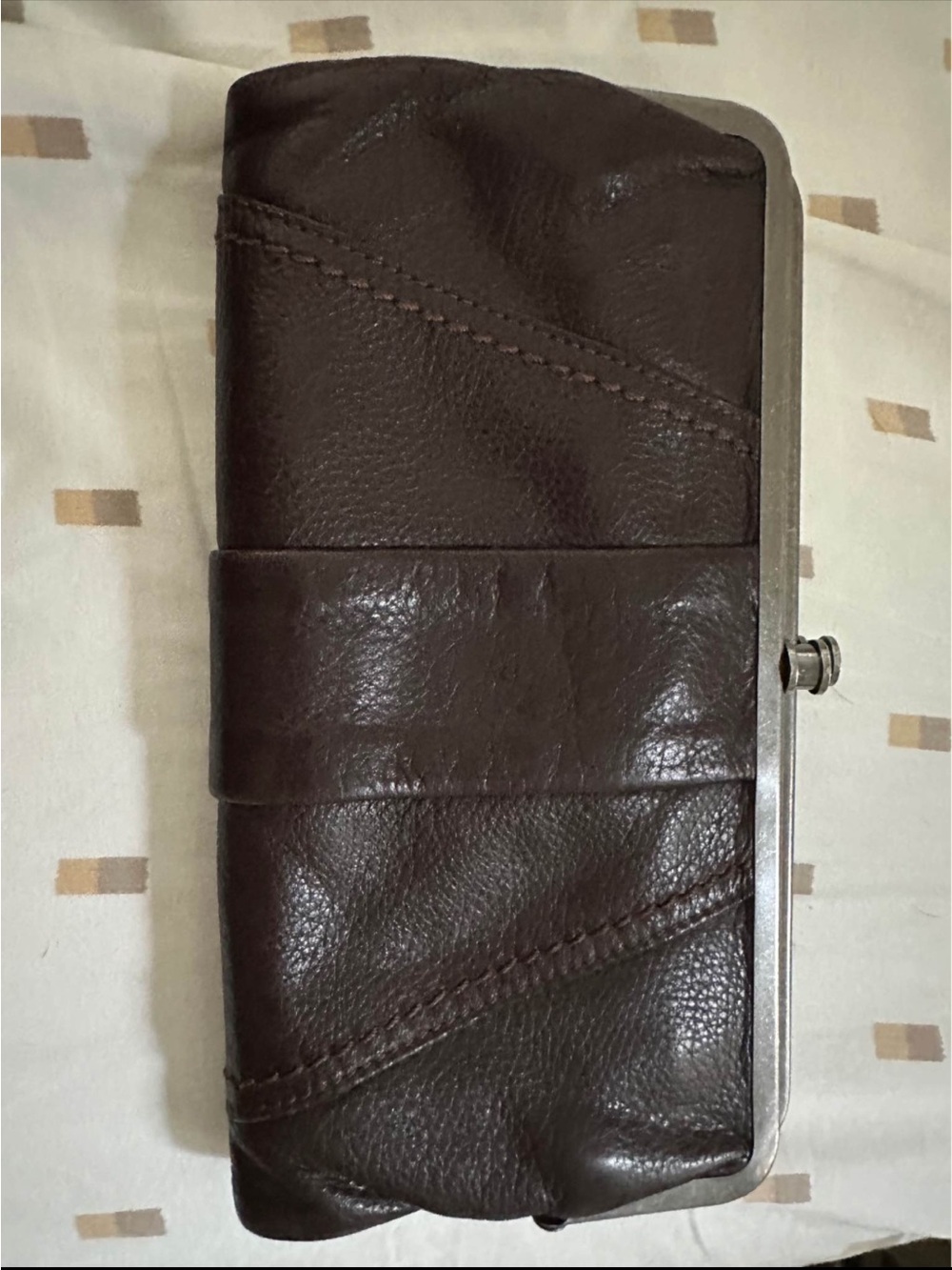 Genuine HOBO Brown Leather Women’s Clutch Wallet